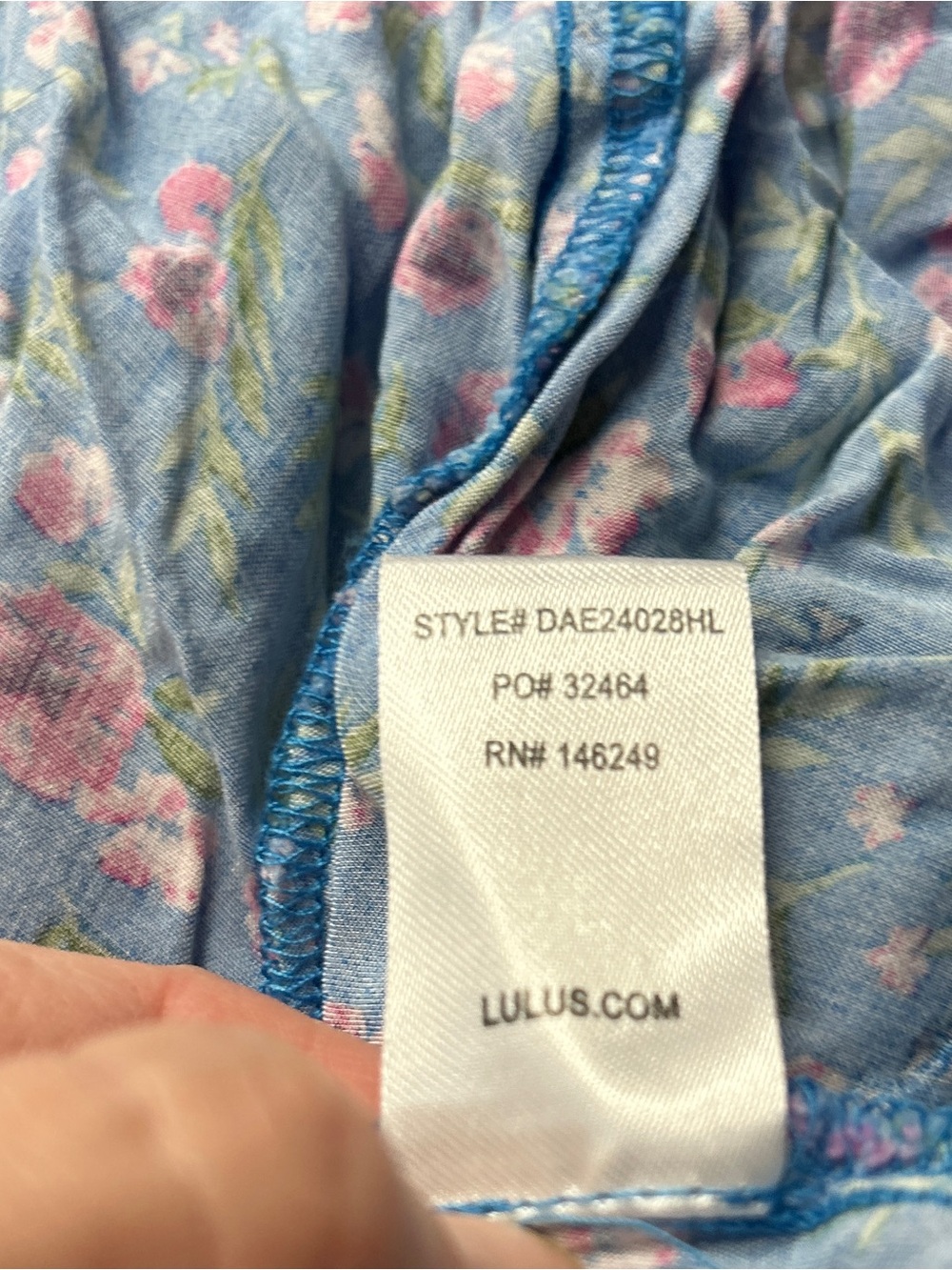 Lulus Esperanza Blue Floral Print Midi Dress Floral Sundress - Picture 7 of 8